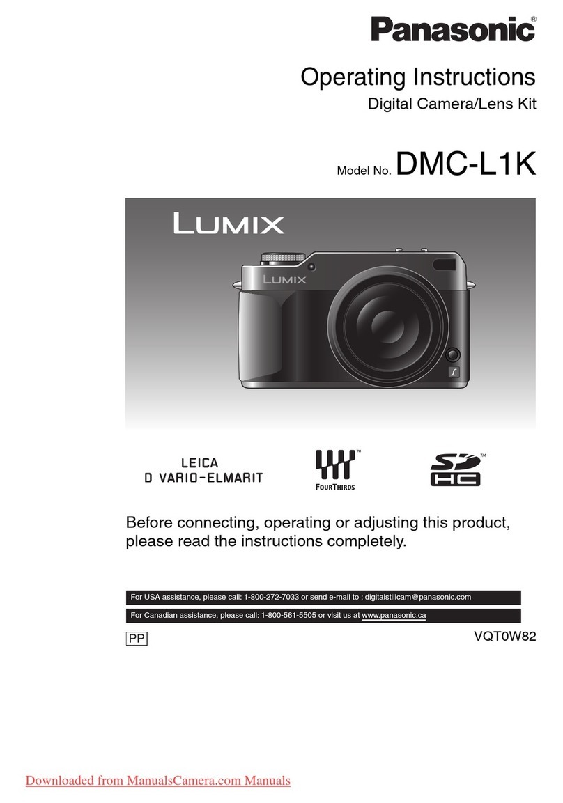 Panasonic DMC-L1K - Lumix Digital Camera SLR User manual