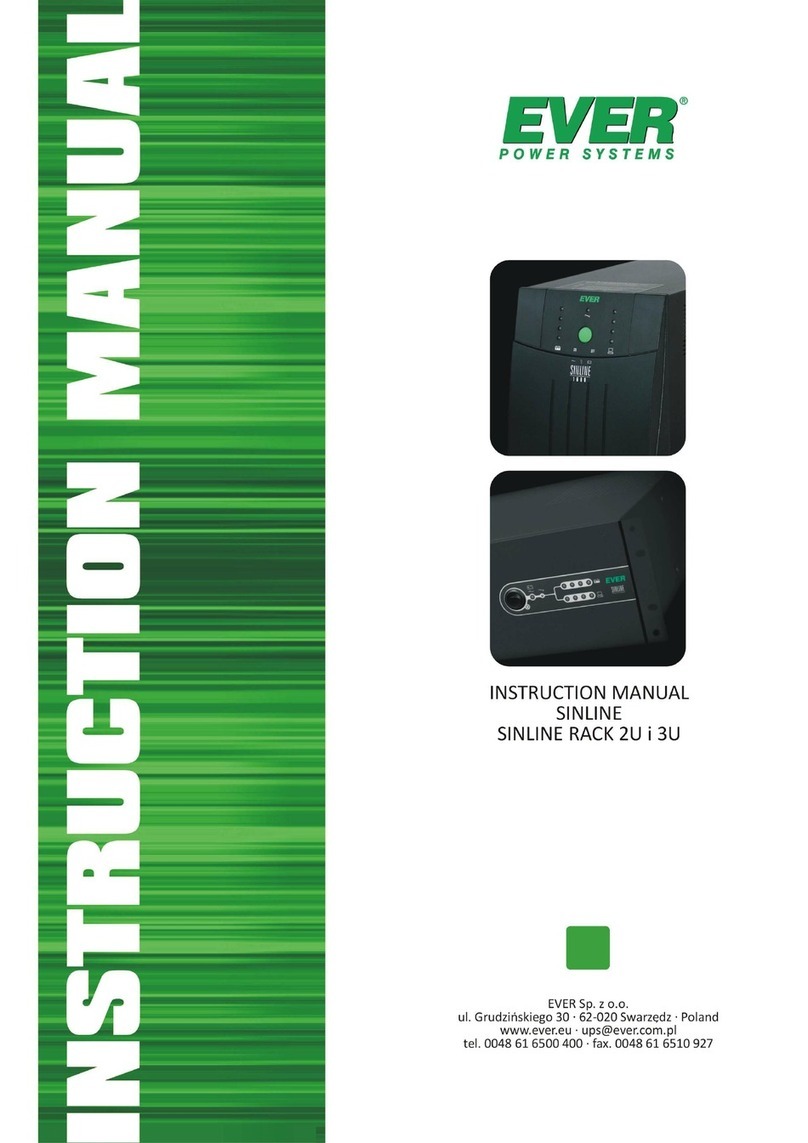 Ever Power Systems Sinline 800 instruction manual