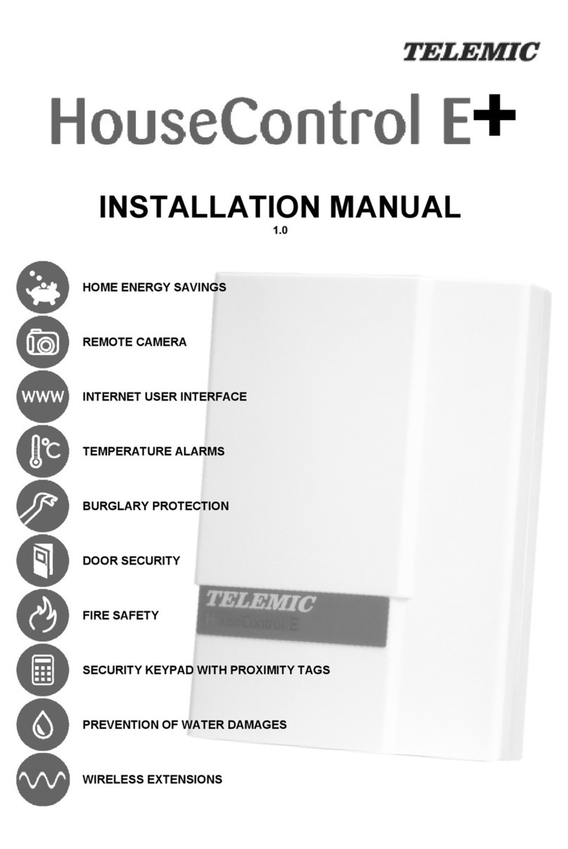 Telemic HouseControl E+ installation manual