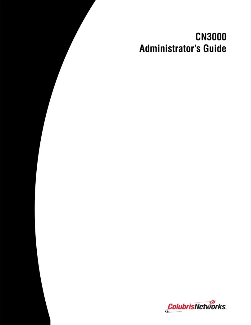 Colubris Networks CN3000 Administrator's guide Colubris Networks CN3000 Administrator's guide
