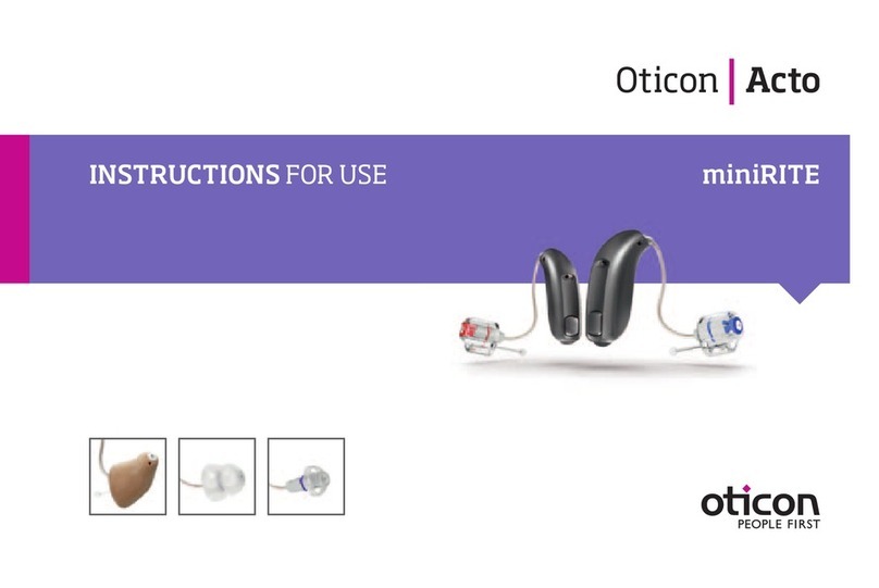 Acto Oticon User manual