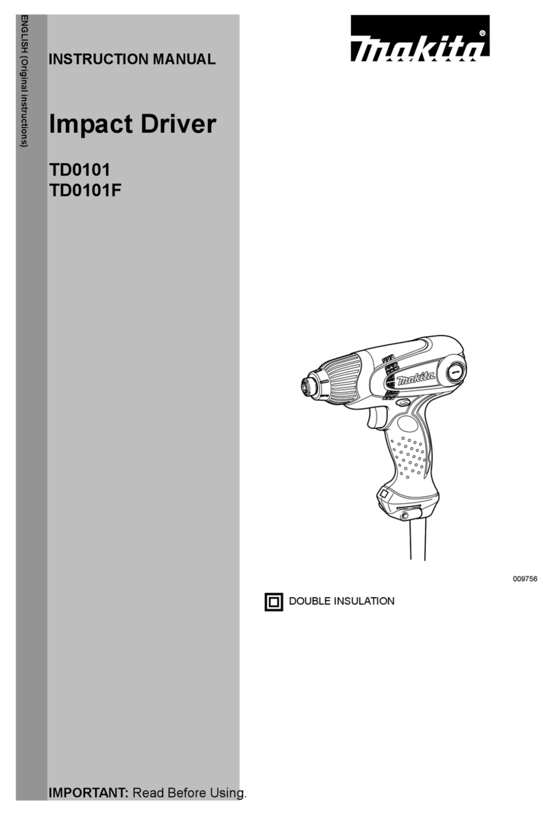 Makita TD0101 User manual Makita TD0101 User manual