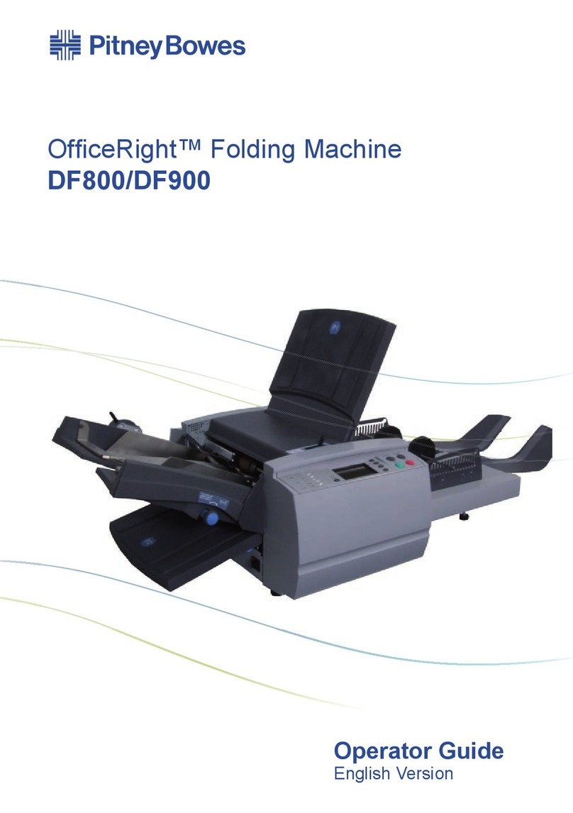 Pitney Bowes OfficeRight DF800 Operator's guide
