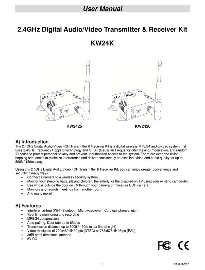 Sentryus KW2425 user manual