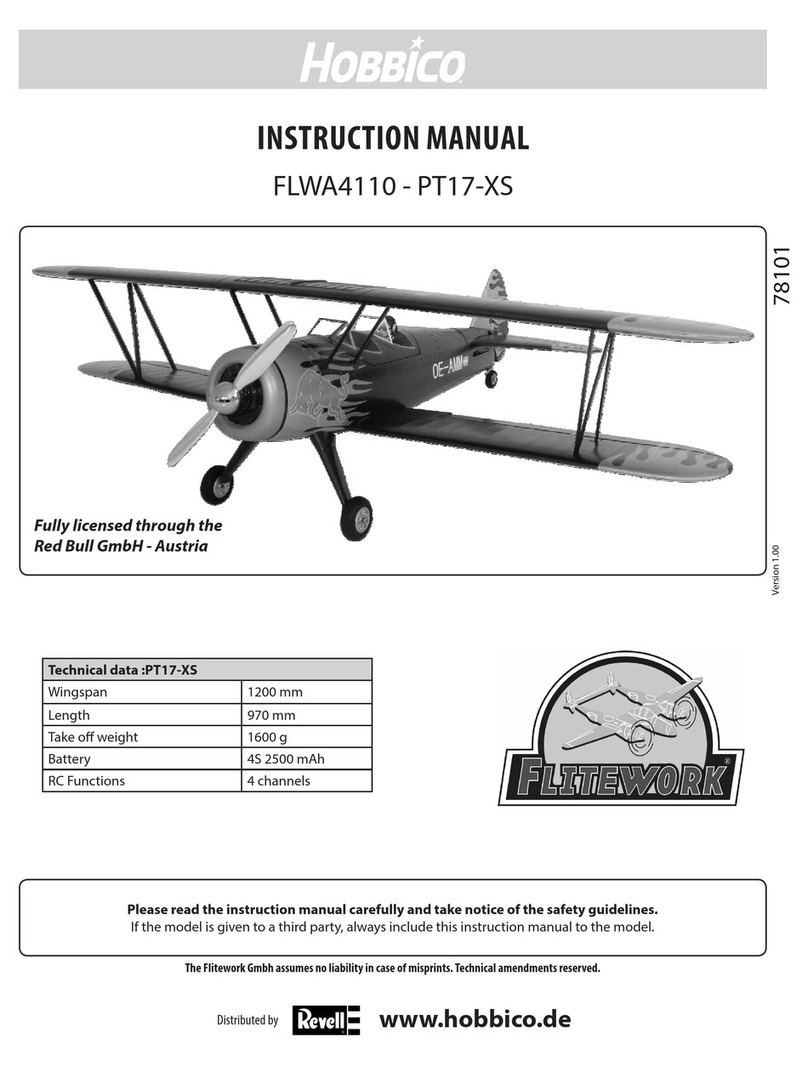 Hobbico FLWA4110 - PT17-XS instruction manual