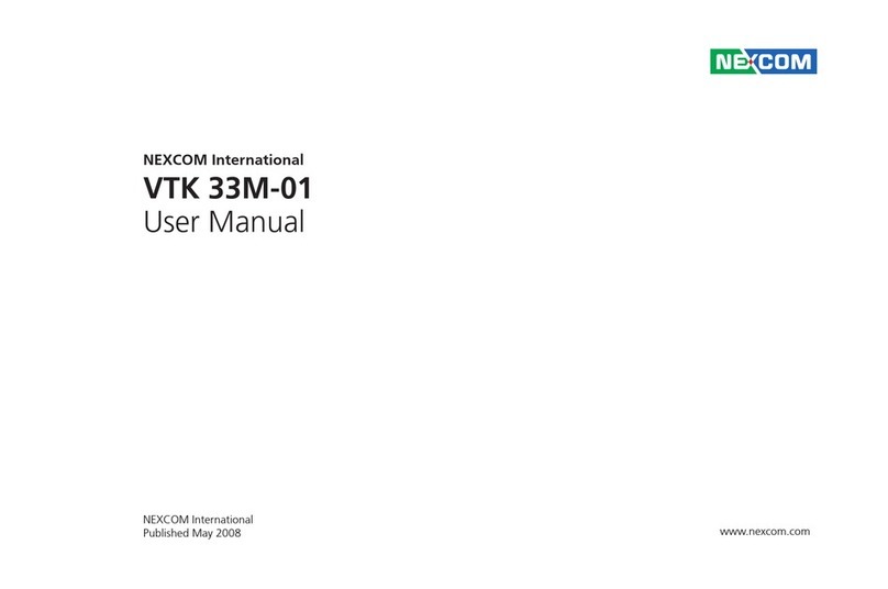 Nexcom VTK 33M-01 User manual