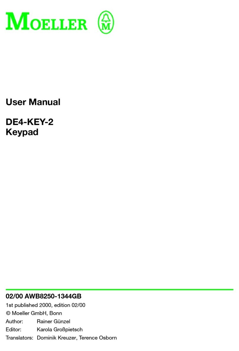 Moeller DE4-KEY-2 user manual