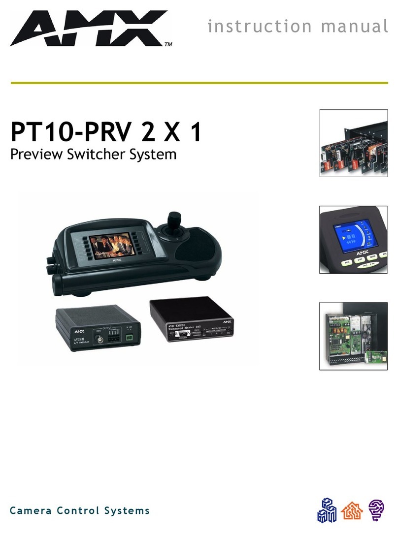 AMX PT10-PRV 2 X 1 instruction manual