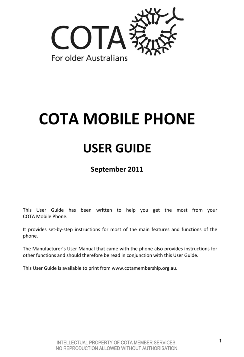 Cota Mobile Phone user guide
