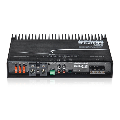 Audio Control Epicenter 600 User manual