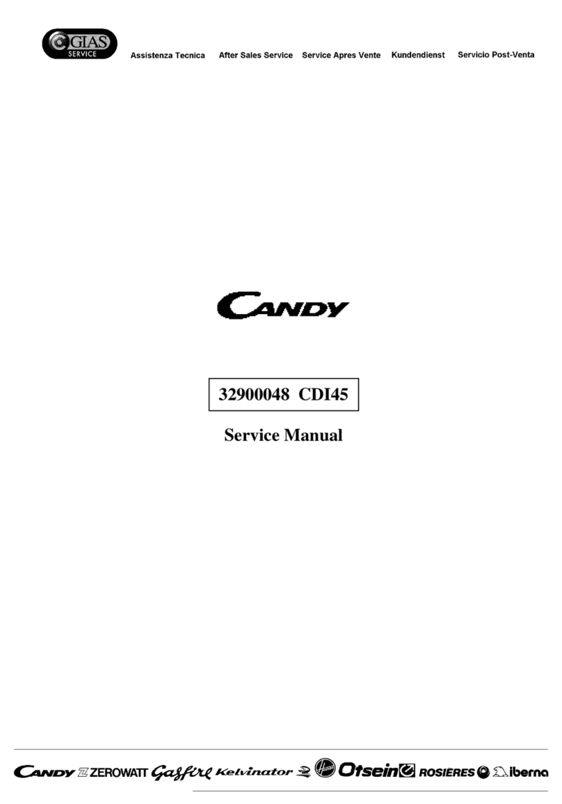 Candy 32900048 CDI45 User manual Candy 32900048 CDI45 User manual