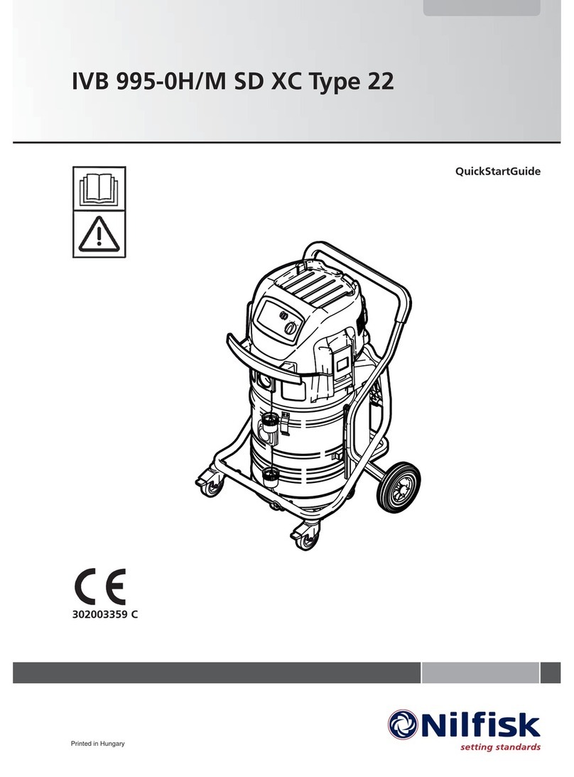 Nilfisk-Advance IVB 995-0H/M SD XC Type 22 User manual