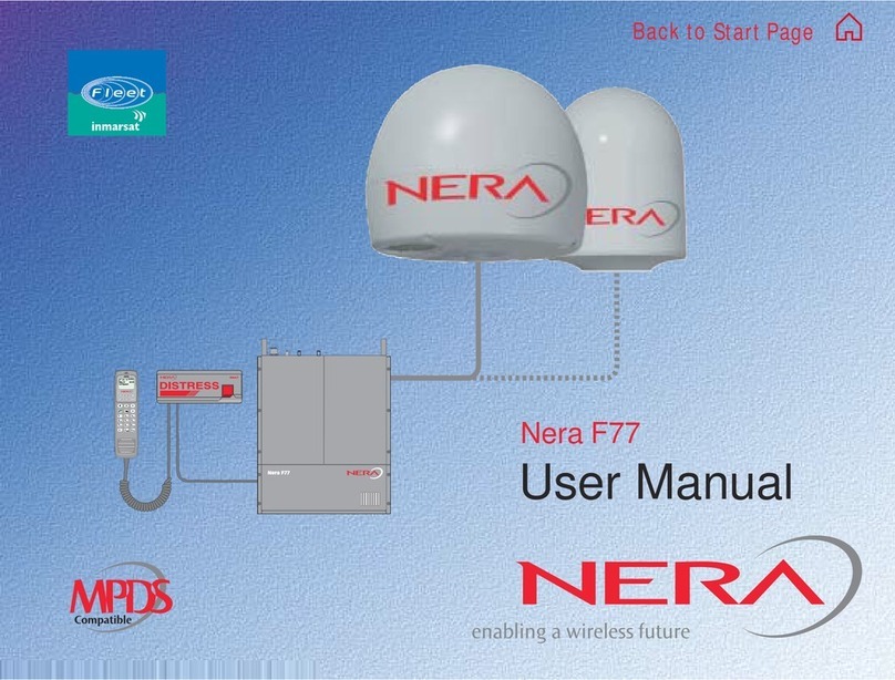 Nera F77 User manual Nera F77 User manual