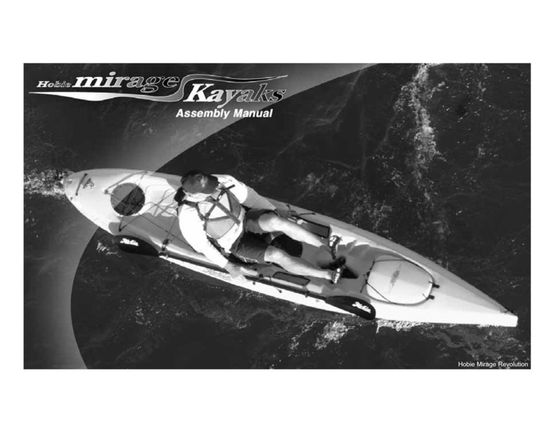 Hobie Mirage Kayak User manual