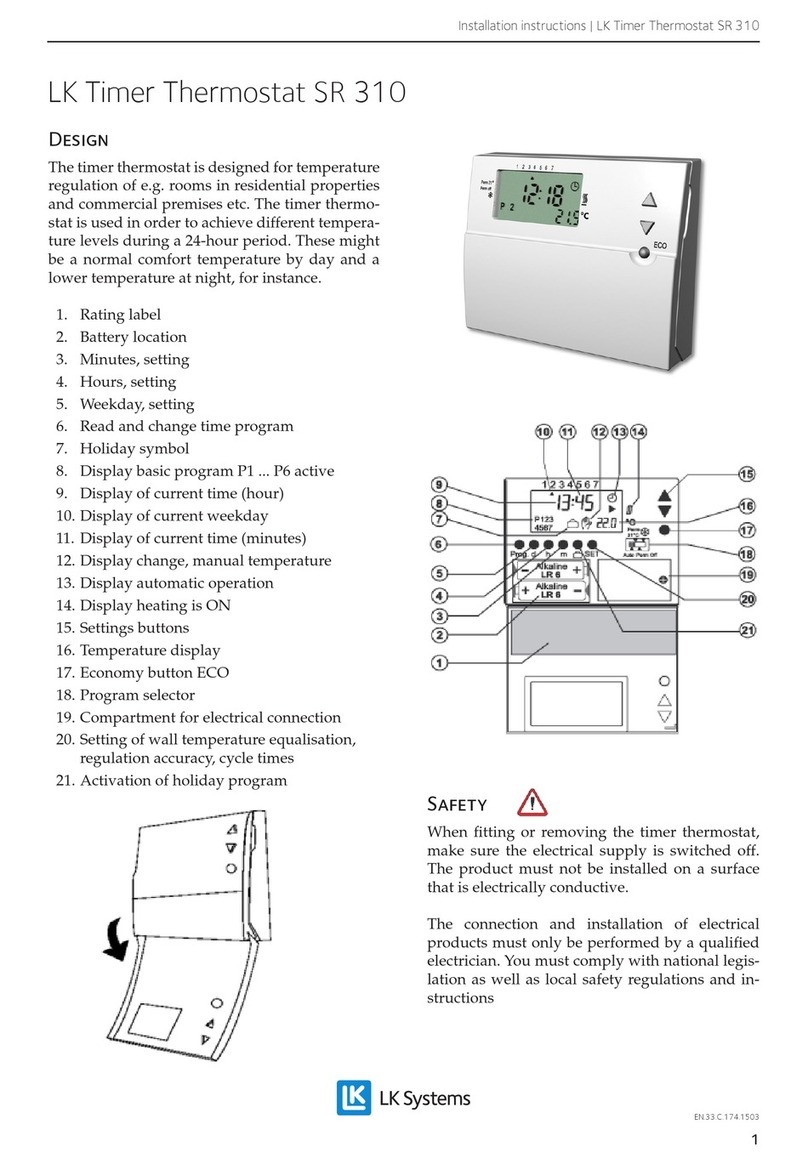 LK Systems SR 310 installation instructions