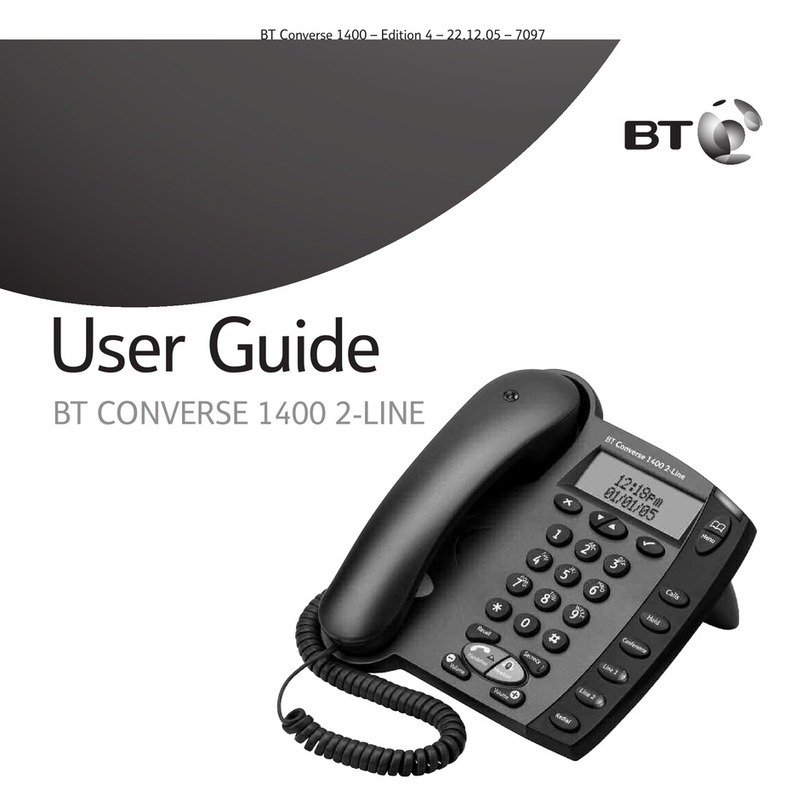 BT CONVERSE 1400 User manual