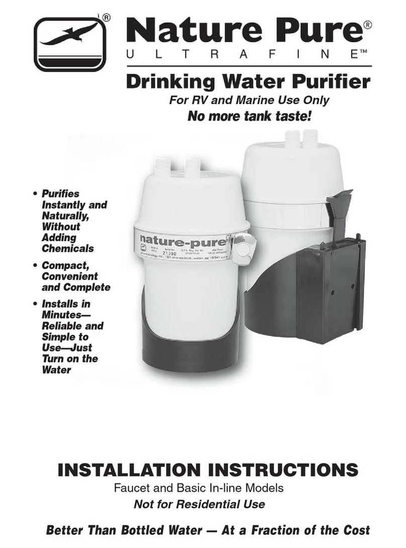 Nature Pure Ultrafine Faucet Series installation instructions
