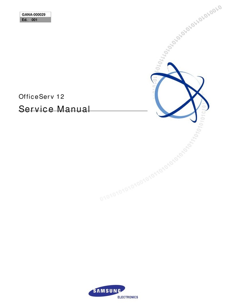 Samsung OfficeServ 12 Service manual