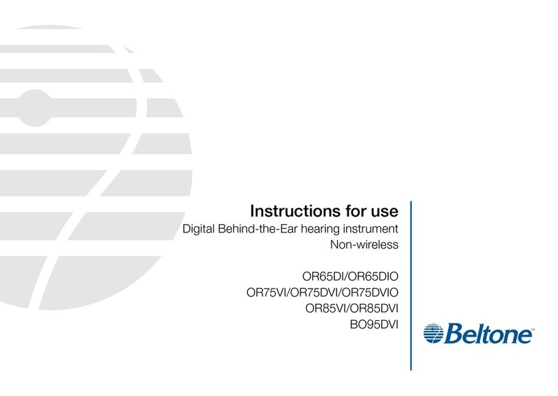 Beltone OR65DI Instructions for use