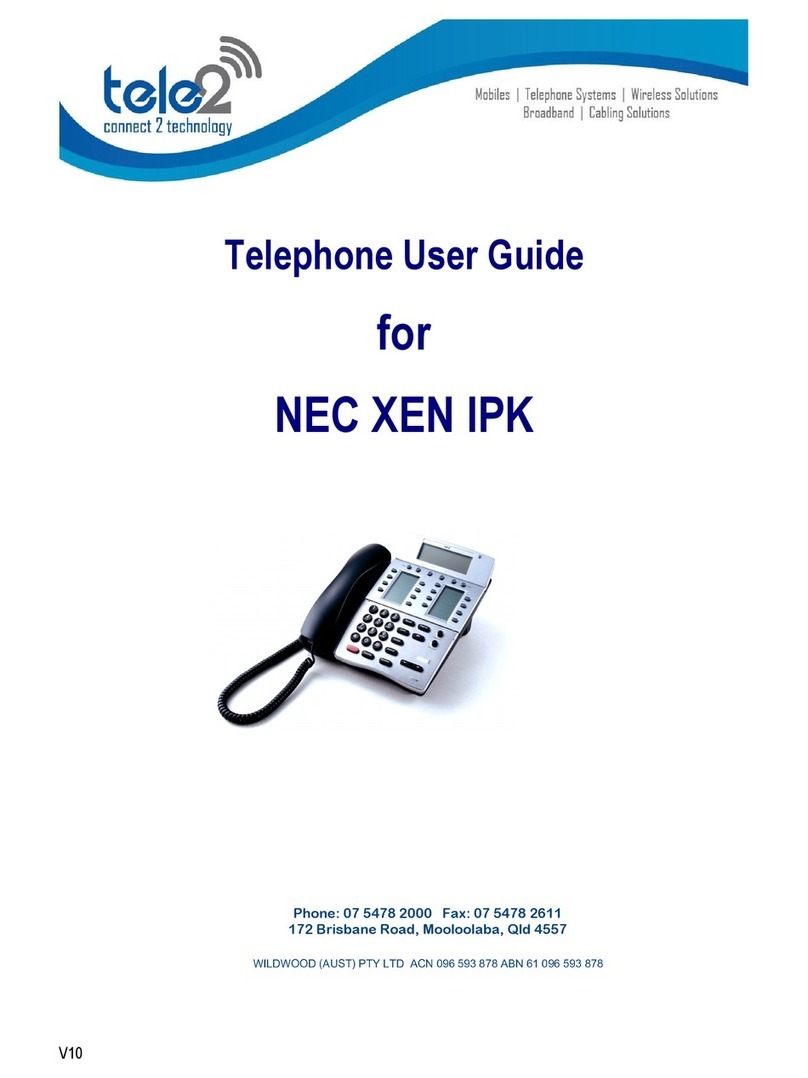 tele2 NEC XEN IPK user guide