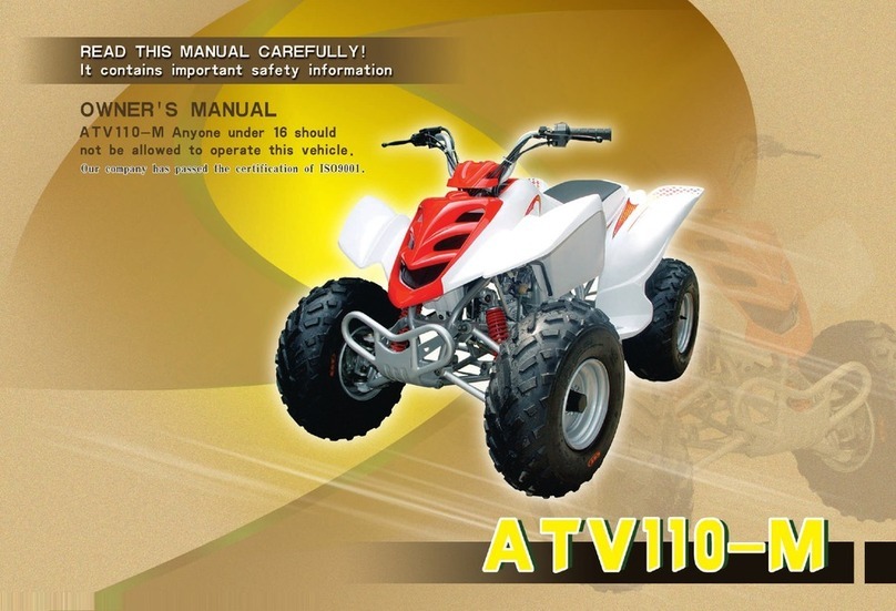 LONCIN ATV110-M owner's manual
