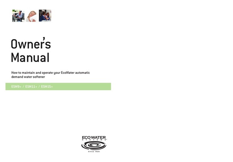 EcoWater ESM9+ owner's manual
