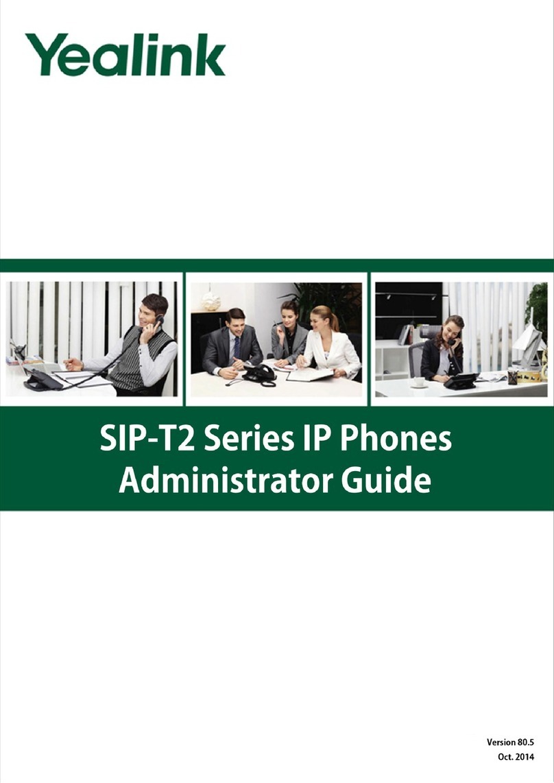 Yealink SIP-T2 Series Service manual