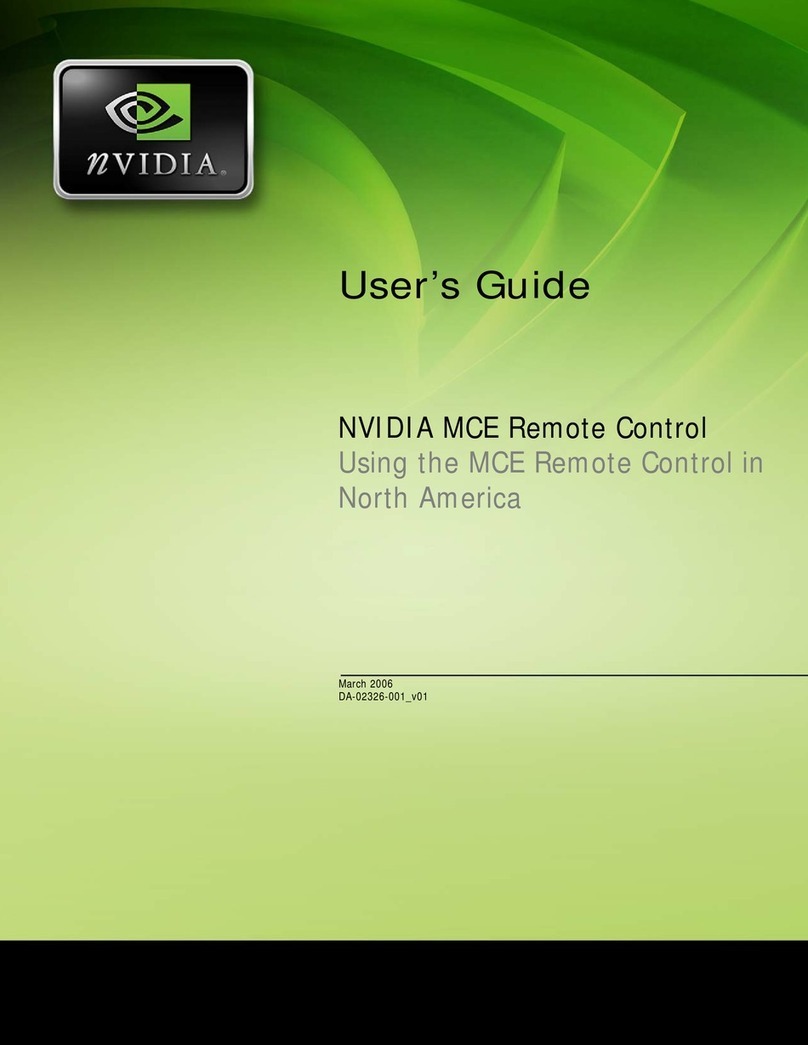 Nvidia MCE Remote Control user guide