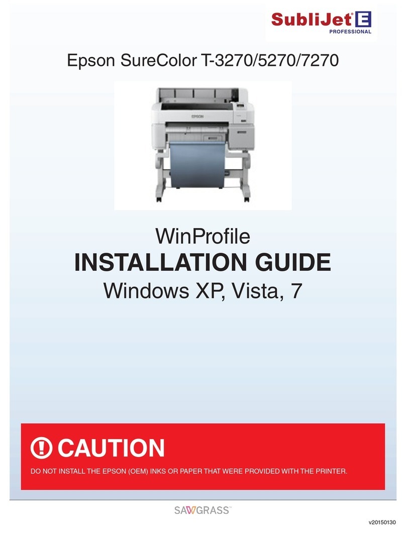 Epson SureColor T-3270 User manual