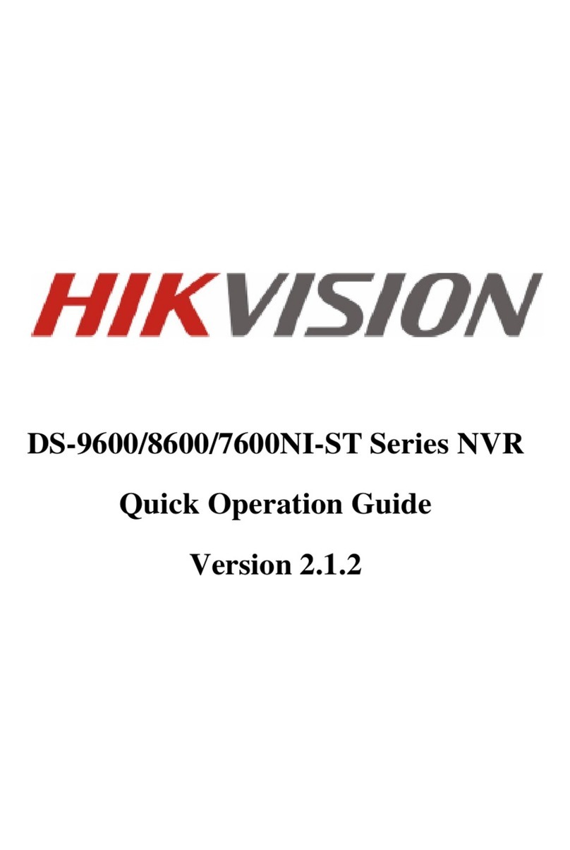 HIK VISION DS-7608NI-ST Series User guide