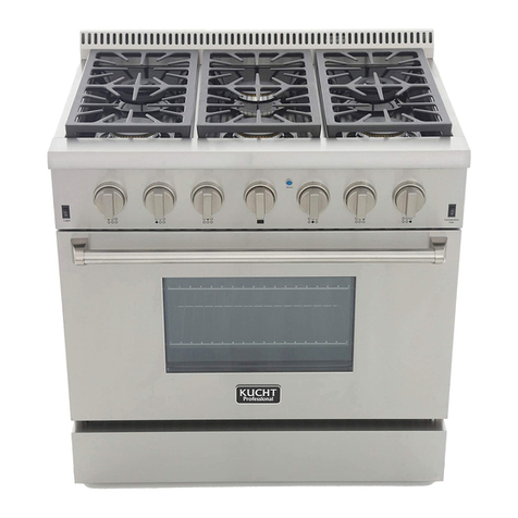 Kucht KRG3031U Installation guide and user's manual