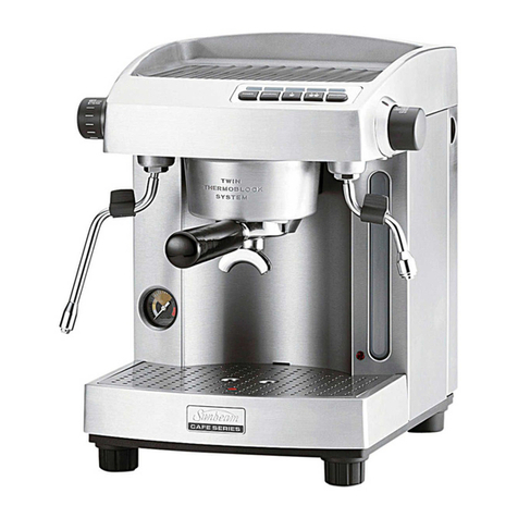 Sunbeam EM6910 Cafe Series Service technician – training manual