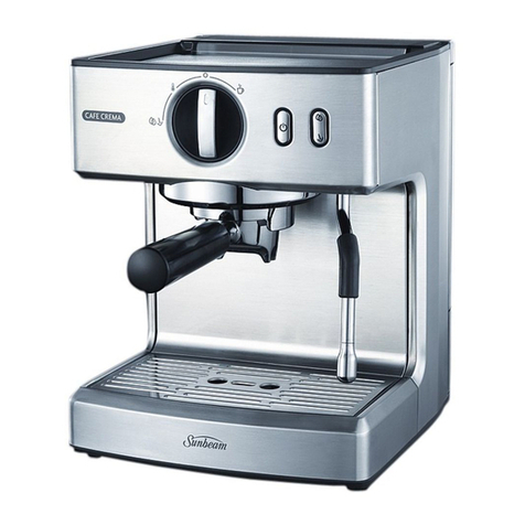 Sunbeam EM4820 Cafe Crema II User manual