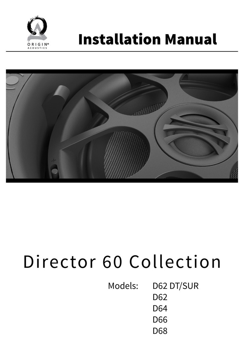 Origon D62 DT installation manual