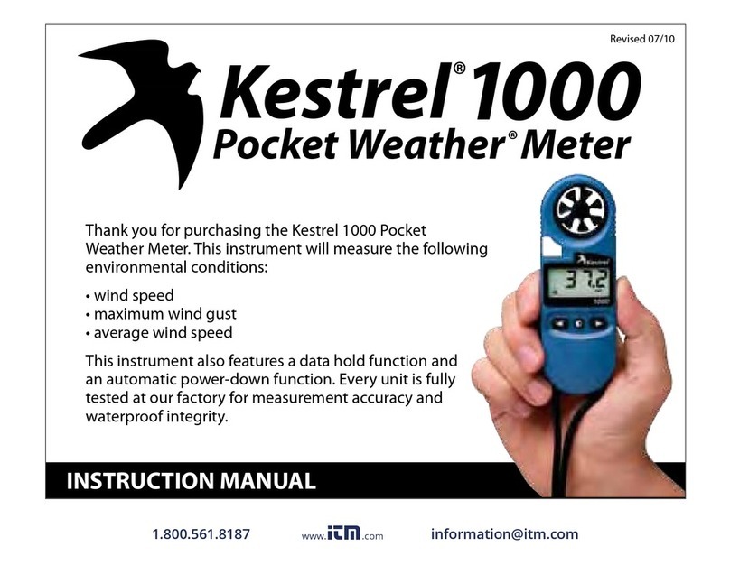 Nielsen-Kellerman Kestrel 1000 instruction manual