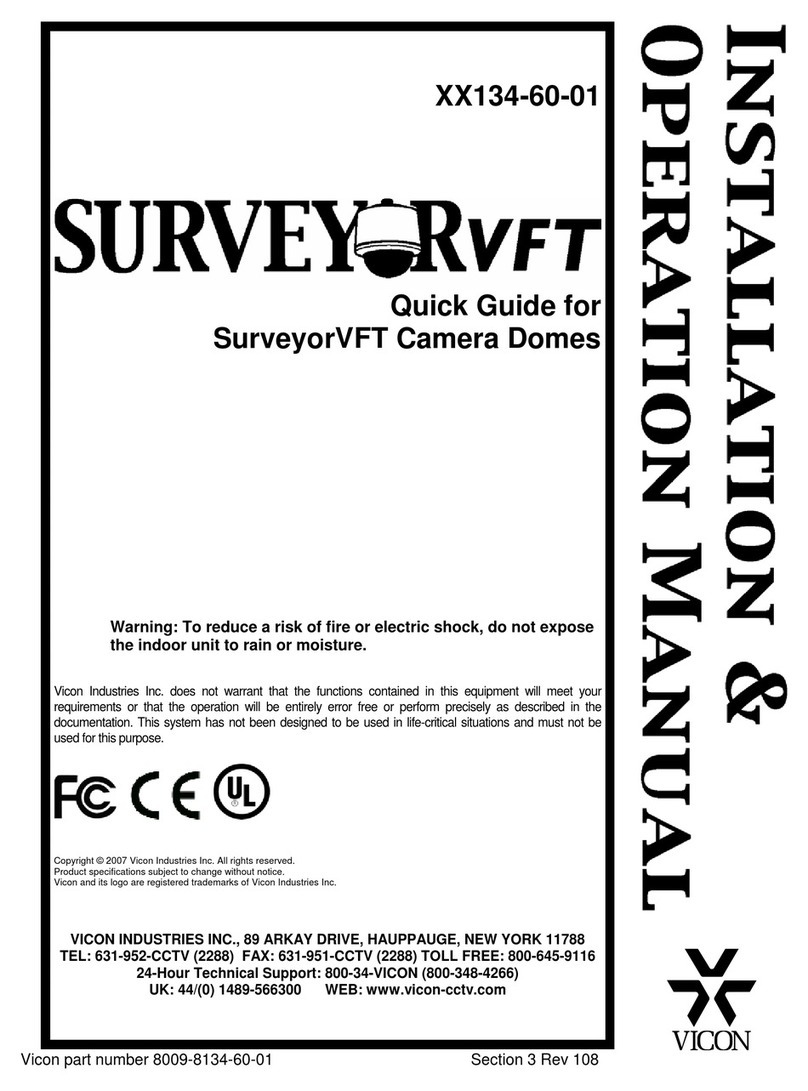 Vicon SurveyorVFTXX134-60-01 User manual
