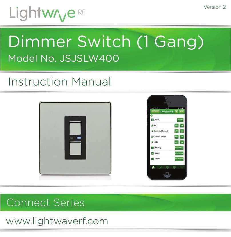 Lightwave JSJSLW400 instruction manual