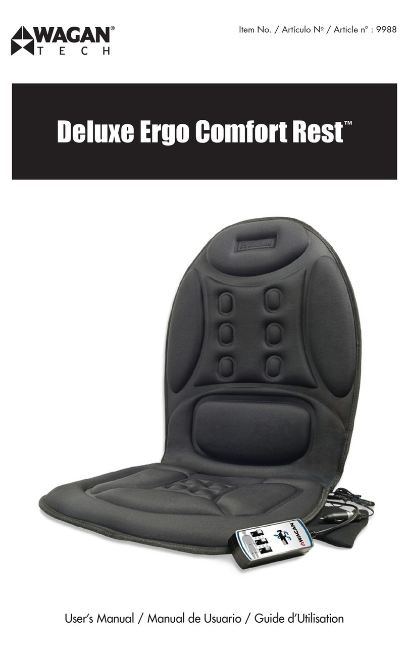 Wagan Deluxe Ergo Comfort Rest user manual