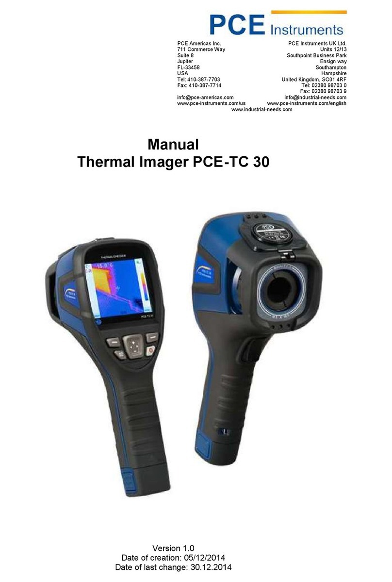 PCE Instruments PCE-TC 30 User manual PCE Instruments PCE-TC 30 User manual