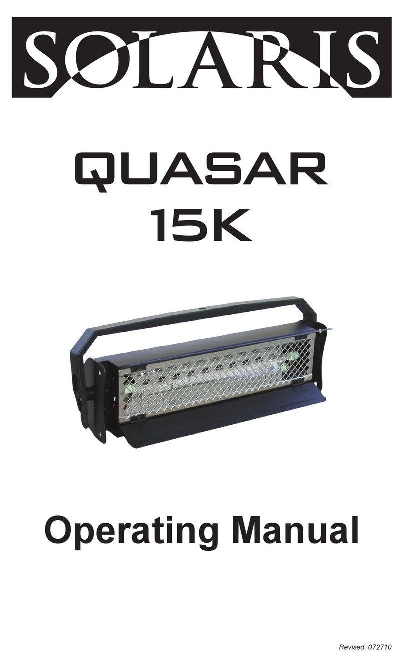 Solaris Quasar operating instructions