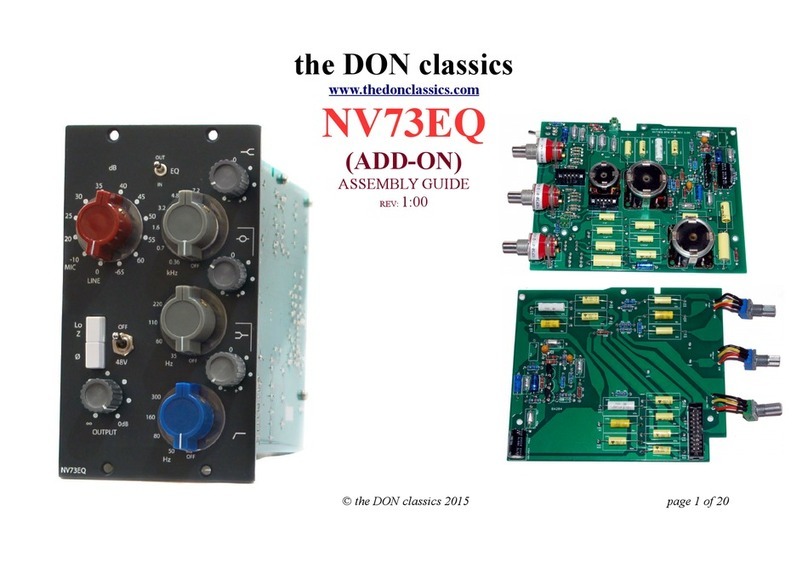 The Don Classics NV73EQ Assembly guide