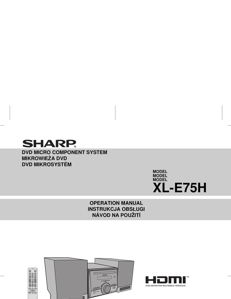 Sharp XL-E75H User manual Sharp XL-E75H User manual