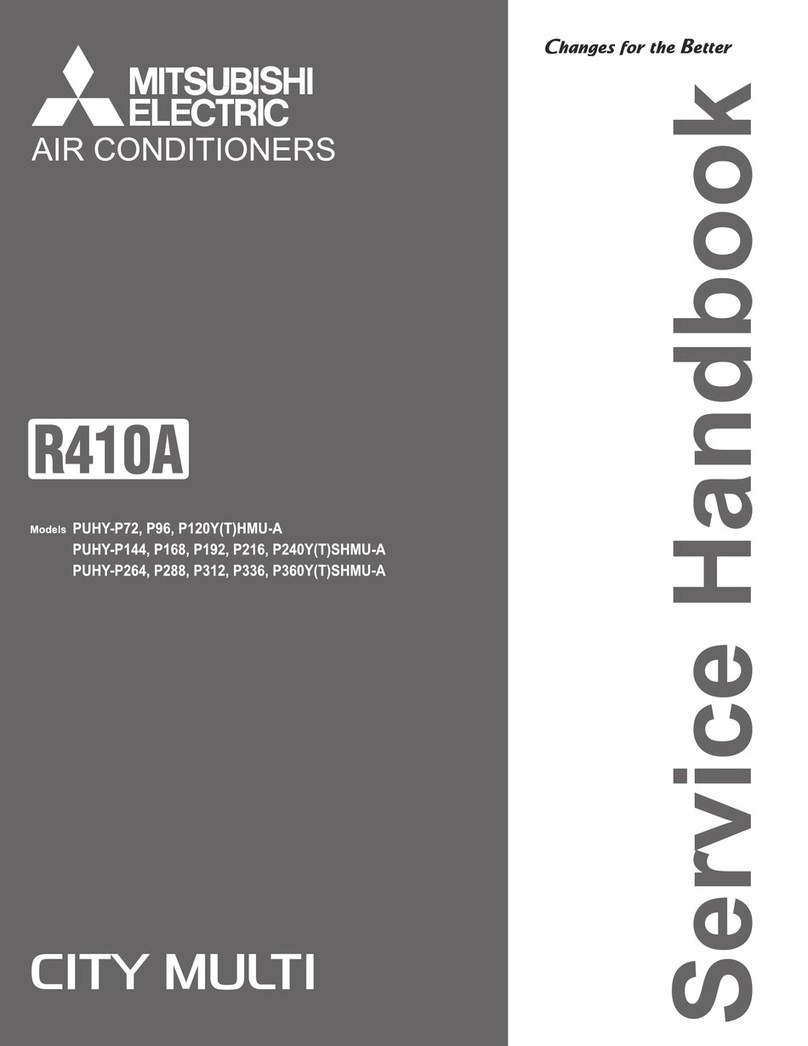 Mitsubishi Electric PUHY-P72 User manual