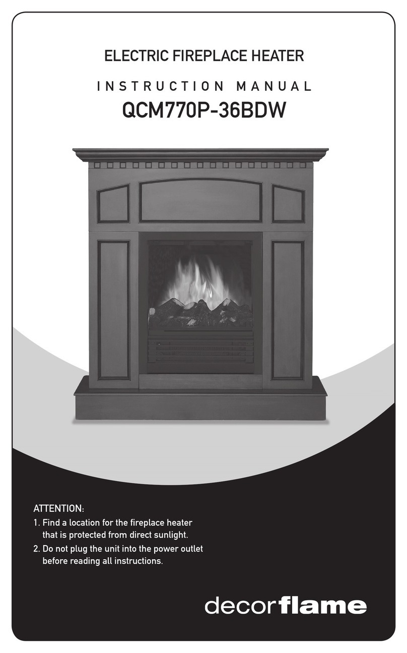 decorflame QCM770P-36BDW instruction manual decorflame QCM770P-36BDW instruction manual