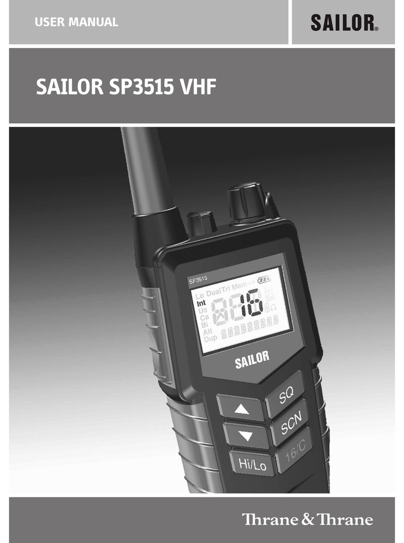 Sailor SP3515 User manual