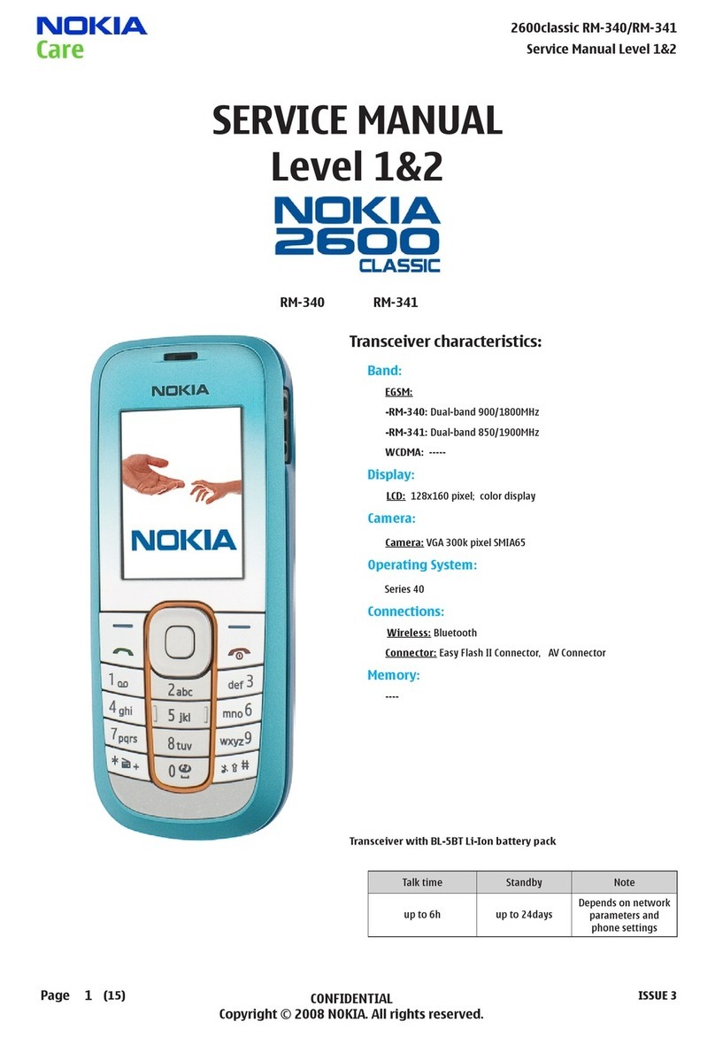 Nokia 2600 classic User manual