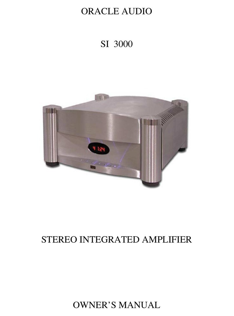 Oracle SI 3000 User manual