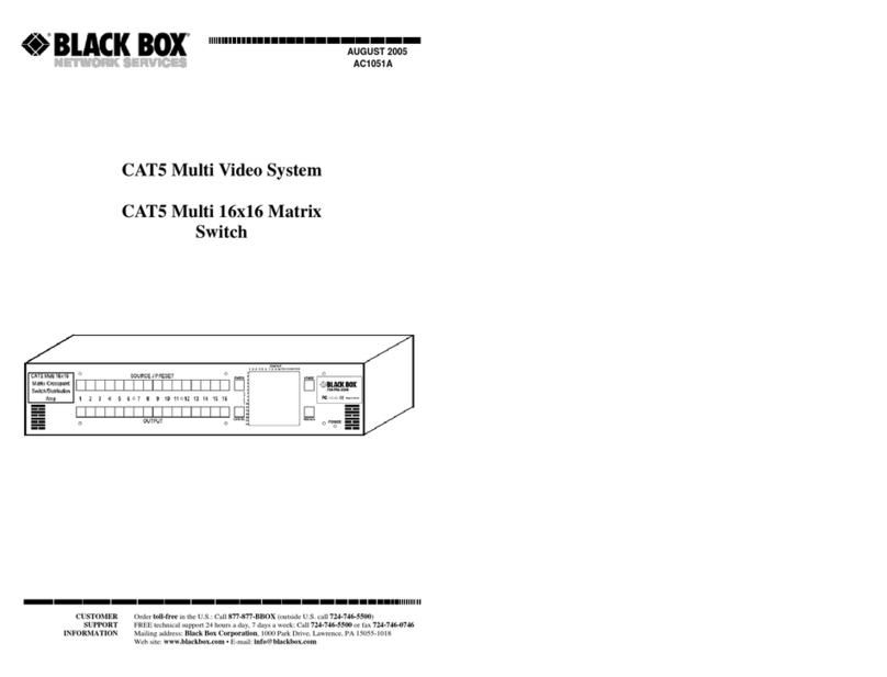 Black Box AC1051A User manual