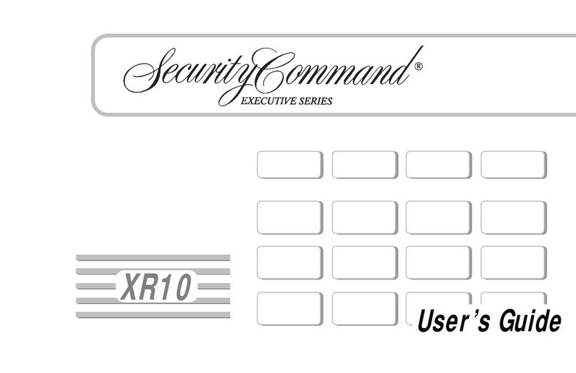 Security Command XR10 Executive Series User manual Security Command XR10 Executive Series User manual