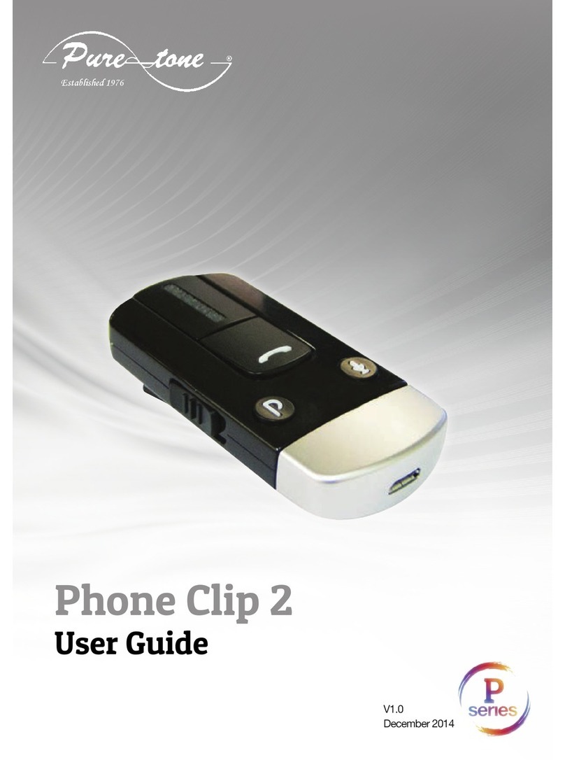 Puretone Phone Clip 2 User manual